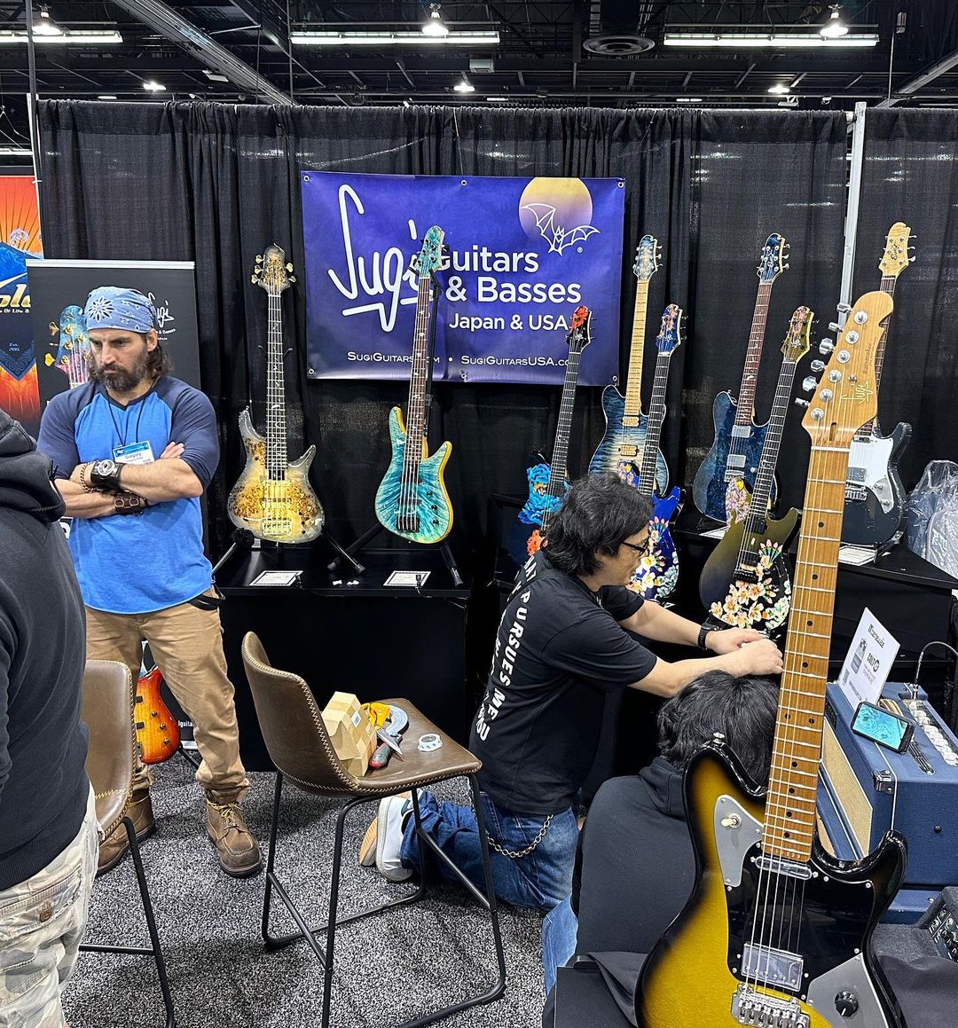 NAMM SHOW 2023 4532 / News Sugi Guitars / スギギター