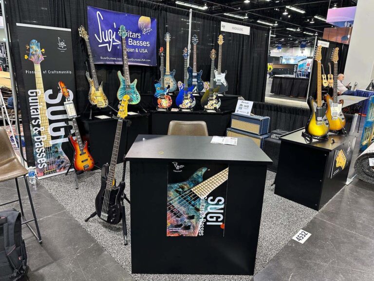 NAMM SHOW 2023 4532 / News Sugi Guitars / スギギター